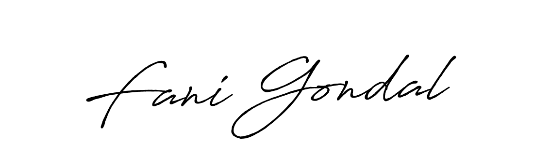 Antro_Vectra_Bolder is a professional signature style that is perfect for those who want to add a touch of class to their signature. It is also a great choice for those who want to make their signature more unique. Get Fani Gondal name to fancy signature for free. Fani Gondal signature style 7 images and pictures png