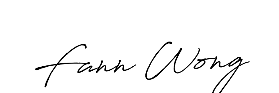 How to make Fann Wong signature? Antro_Vectra_Bolder is a professional autograph style. Create handwritten signature for Fann Wong name. Fann Wong signature style 7 images and pictures png