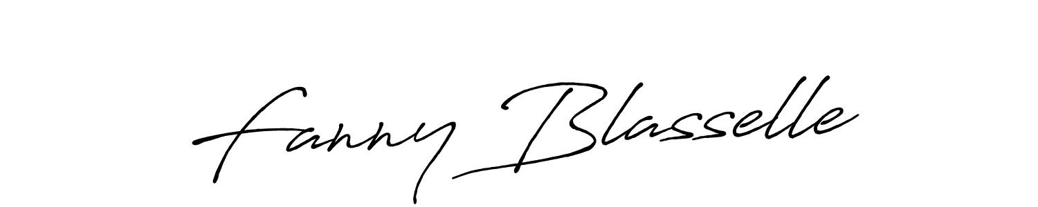 Design your own signature with our free online signature maker. With this signature software, you can create a handwritten (Antro_Vectra_Bolder) signature for name Fanny Blasselle. Fanny Blasselle signature style 7 images and pictures png