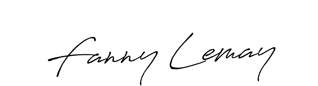Design your own signature with our free online signature maker. With this signature software, you can create a handwritten (Antro_Vectra_Bolder) signature for name Fanny Lemay. Fanny Lemay signature style 7 images and pictures png