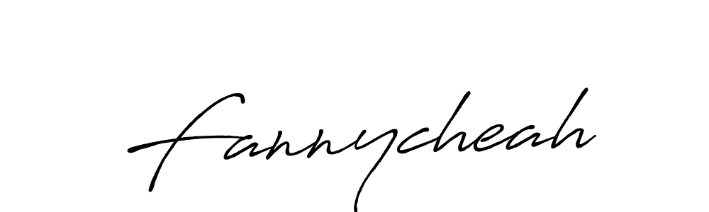 Design your own signature with our free online signature maker. With this signature software, you can create a handwritten (Antro_Vectra_Bolder) signature for name Fannycheah. Fannycheah signature style 7 images and pictures png