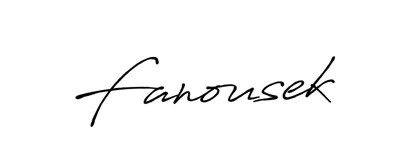 Make a beautiful signature design for name Fanousek. Use this online signature maker to create a handwritten signature for free. Fanousek signature style 7 images and pictures png