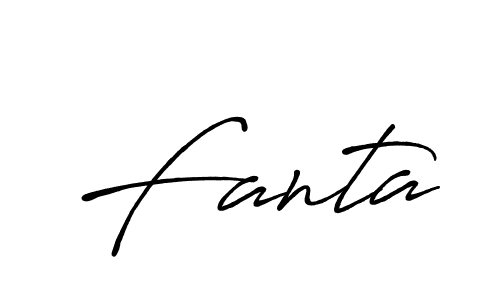 Create a beautiful signature design for name Fanta. With this signature (Antro_Vectra_Bolder) fonts, you can make a handwritten signature for free. Fanta signature style 7 images and pictures png