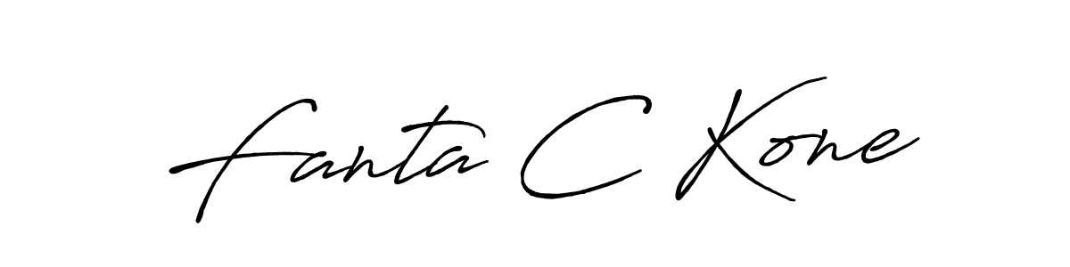Make a beautiful signature design for name Fanta C Kone. Use this online signature maker to create a handwritten signature for free. Fanta C Kone signature style 7 images and pictures png