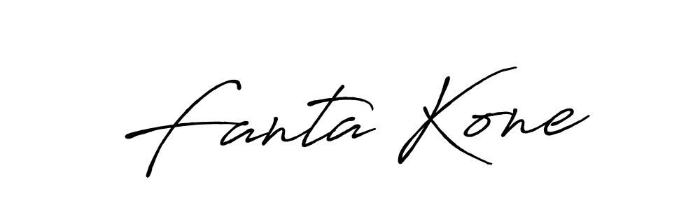 Make a beautiful signature design for name Fanta Kone. Use this online signature maker to create a handwritten signature for free. Fanta Kone signature style 7 images and pictures png