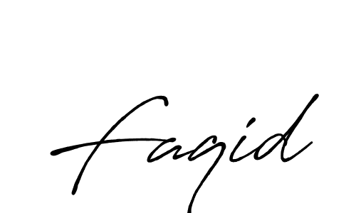 Create a beautiful signature design for name Faqid. With this signature (Antro_Vectra_Bolder) fonts, you can make a handwritten signature for free. Faqid signature style 7 images and pictures png