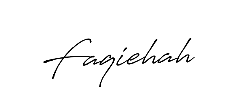 Make a beautiful signature design for name Faqiehah. Use this online signature maker to create a handwritten signature for free. Faqiehah signature style 7 images and pictures png