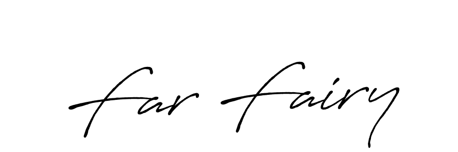 Also You can easily find your signature by using the search form. We will create Far Fairy name handwritten signature images for you free of cost using Antro_Vectra_Bolder sign style. Far Fairy signature style 7 images and pictures png