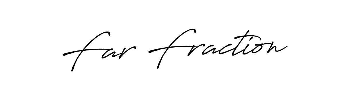 Also we have Far Fraction name is the best signature style. Create professional handwritten signature collection using Antro_Vectra_Bolder autograph style. Far Fraction signature style 7 images and pictures png