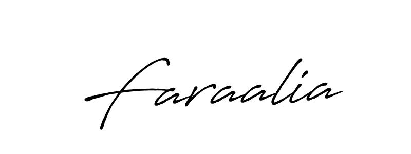 How to make Faraalia signature? Antro_Vectra_Bolder is a professional autograph style. Create handwritten signature for Faraalia name. Faraalia signature style 7 images and pictures png