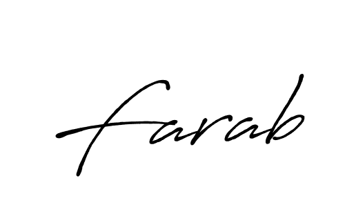 You can use this online signature creator to create a handwritten signature for the name Farab. This is the best online autograph maker. Farab signature style 7 images and pictures png