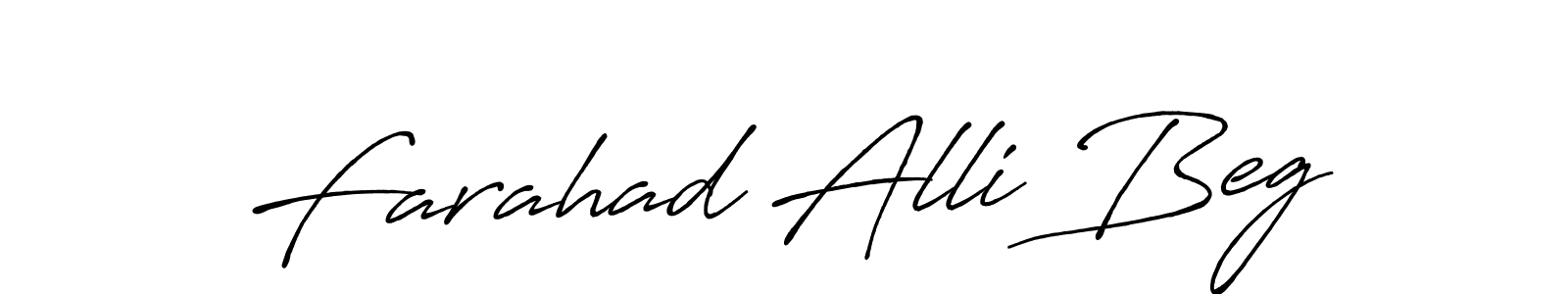 How to Draw Farahad Alli Beg signature style? Antro_Vectra_Bolder is a latest design signature styles for name Farahad Alli Beg. Farahad Alli Beg signature style 7 images and pictures png