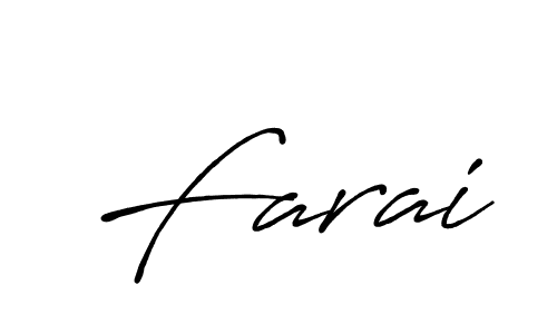 Use a signature maker to create a handwritten signature online. With this signature software, you can design (Antro_Vectra_Bolder) your own signature for name Farai. Farai signature style 7 images and pictures png
