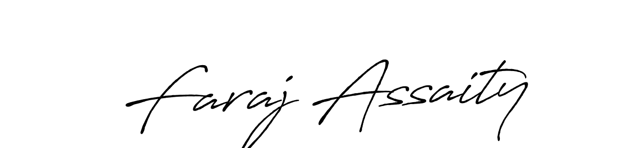 Make a beautiful signature design for name Faraj Assaity. Use this online signature maker to create a handwritten signature for free. Faraj Assaity signature style 7 images and pictures png