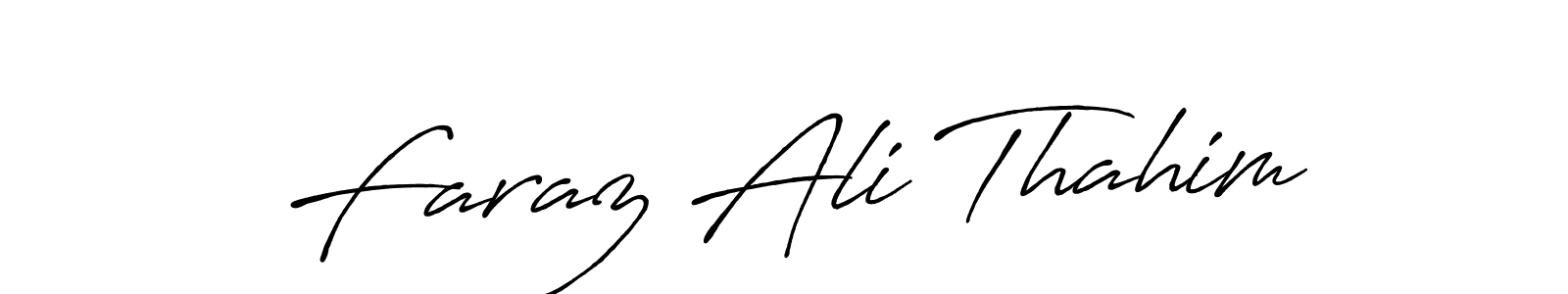 Once you've used our free online signature maker to create your best signature Antro_Vectra_Bolder style, it's time to enjoy all of the benefits that Faraz Ali Thahim name signing documents. Faraz Ali Thahim signature style 7 images and pictures png
