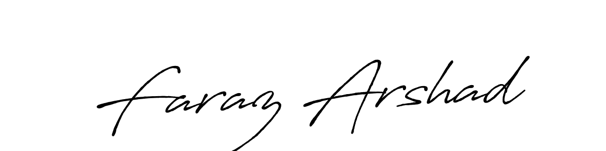 Make a beautiful signature design for name Faraz Arshad. Use this online signature maker to create a handwritten signature for free. Faraz Arshad signature style 7 images and pictures png