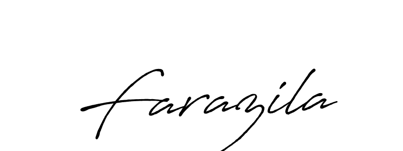 if you are searching for the best signature style for your name Farazila. so please give up your signature search. here we have designed multiple signature styles  using Antro_Vectra_Bolder. Farazila signature style 7 images and pictures png