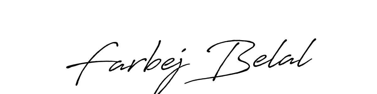 It looks lik you need a new signature style for name Farbej Belal. Design unique handwritten (Antro_Vectra_Bolder) signature with our free signature maker in just a few clicks. Farbej Belal signature style 7 images and pictures png