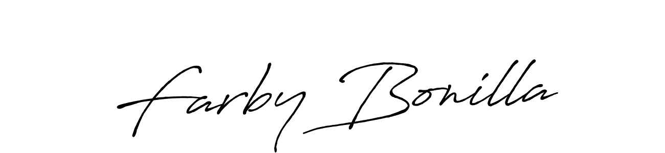 The best way (Antro_Vectra_Bolder) to make a short signature is to pick only two or three words in your name. The name Farby Bonilla include a total of six letters. For converting this name. Farby Bonilla signature style 7 images and pictures png