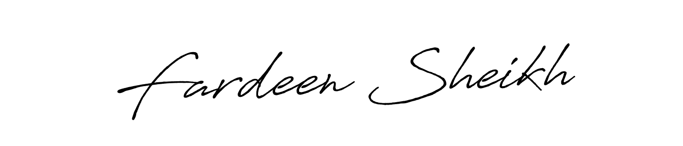 Make a beautiful signature design for name Fardeen Sheikh. Use this online signature maker to create a handwritten signature for free. Fardeen Sheikh signature style 7 images and pictures png