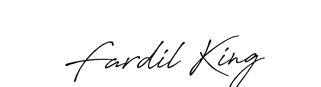 It looks lik you need a new signature style for name Fardil King. Design unique handwritten (Antro_Vectra_Bolder) signature with our free signature maker in just a few clicks. Fardil King signature style 7 images and pictures png