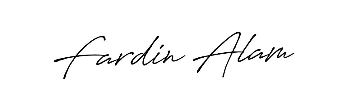 Also You can easily find your signature by using the search form. We will create Fardin Alam name handwritten signature images for you free of cost using Antro_Vectra_Bolder sign style. Fardin Alam signature style 7 images and pictures png