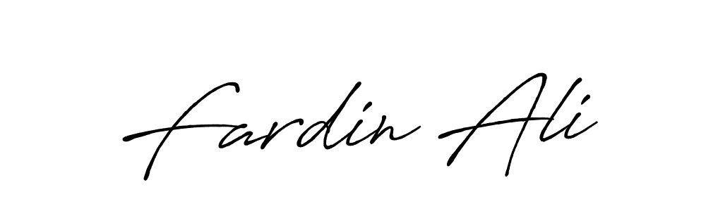 It looks lik you need a new signature style for name Fardin Ali. Design unique handwritten (Antro_Vectra_Bolder) signature with our free signature maker in just a few clicks. Fardin Ali signature style 7 images and pictures png