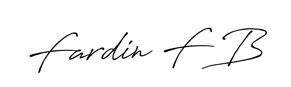 This is the best signature style for the Fardin F B name. Also you like these signature font (Antro_Vectra_Bolder). Mix name signature. Fardin F B signature style 7 images and pictures png