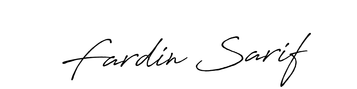 Also You can easily find your signature by using the search form. We will create Fardin Sarif name handwritten signature images for you free of cost using Antro_Vectra_Bolder sign style. Fardin Sarif signature style 7 images and pictures png