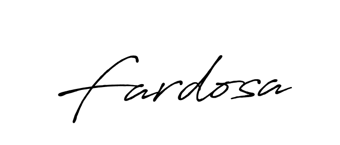 Fardosa stylish signature style. Best Handwritten Sign (Antro_Vectra_Bolder) for my name. Handwritten Signature Collection Ideas for my name Fardosa. Fardosa signature style 7 images and pictures png