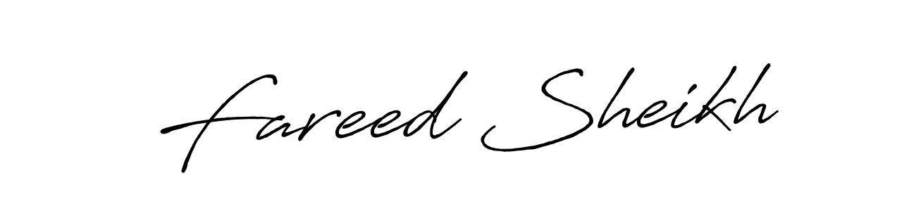 Make a beautiful signature design for name Fareed Sheikh. Use this online signature maker to create a handwritten signature for free. Fareed Sheikh signature style 7 images and pictures png