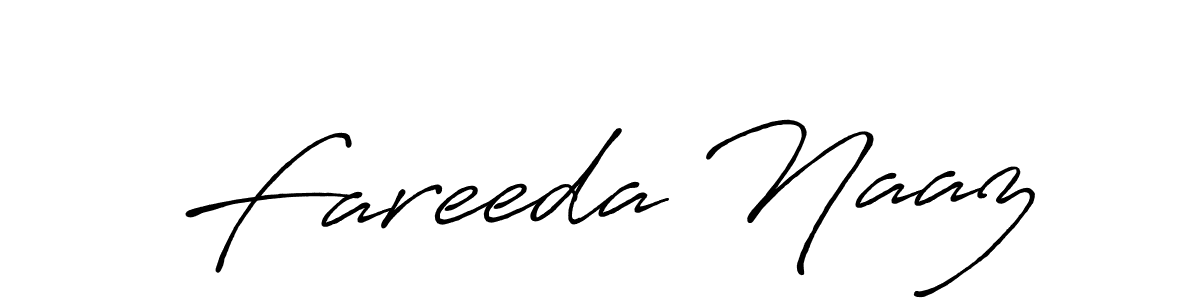You should practise on your own different ways (Antro_Vectra_Bolder) to write your name (Fareeda Naaz) in signature. don't let someone else do it for you. Fareeda Naaz signature style 7 images and pictures png