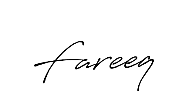 Fareeq stylish signature style. Best Handwritten Sign (Antro_Vectra_Bolder) for my name. Handwritten Signature Collection Ideas for my name Fareeq. Fareeq signature style 7 images and pictures png