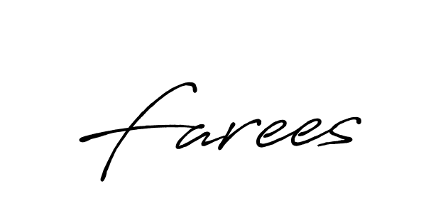 if you are searching for the best signature style for your name Farees. so please give up your signature search. here we have designed multiple signature styles  using Antro_Vectra_Bolder. Farees signature style 7 images and pictures png