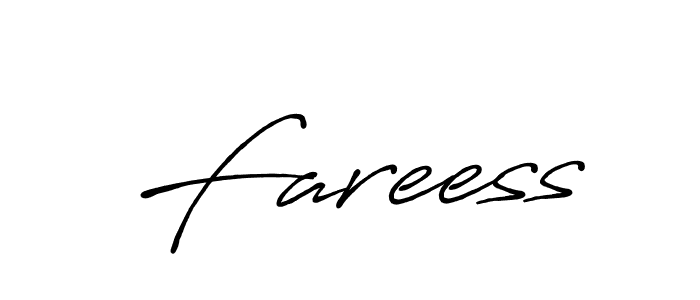 Once you've used our free online signature maker to create your best signature Antro_Vectra_Bolder style, it's time to enjoy all of the benefits that Fareess name signing documents. Fareess signature style 7 images and pictures png