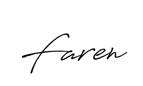 if you are searching for the best signature style for your name Faren. so please give up your signature search. here we have designed multiple signature styles  using Antro_Vectra_Bolder. Faren signature style 7 images and pictures png