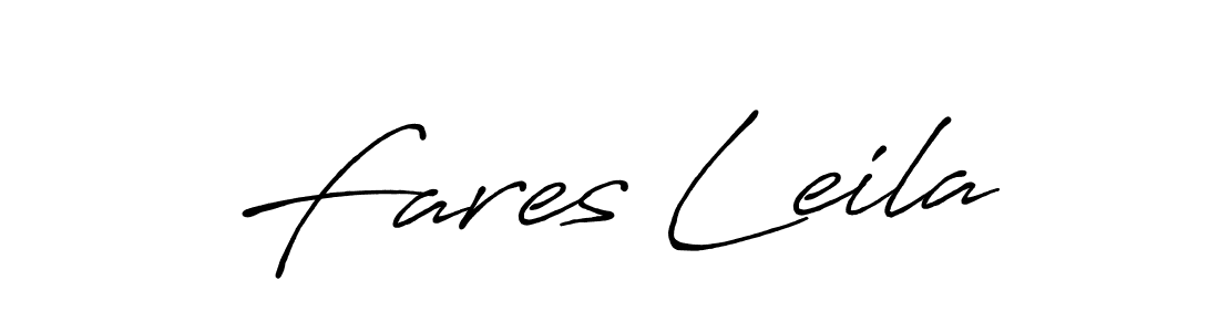 How to make Fares Leila signature? Antro_Vectra_Bolder is a professional autograph style. Create handwritten signature for Fares Leila name. Fares Leila signature style 7 images and pictures png