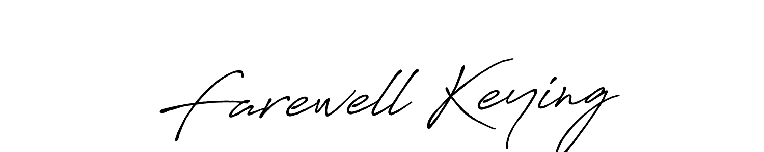 Design your own signature with our free online signature maker. With this signature software, you can create a handwritten (Antro_Vectra_Bolder) signature for name Farewell Keying. Farewell Keying signature style 7 images and pictures png