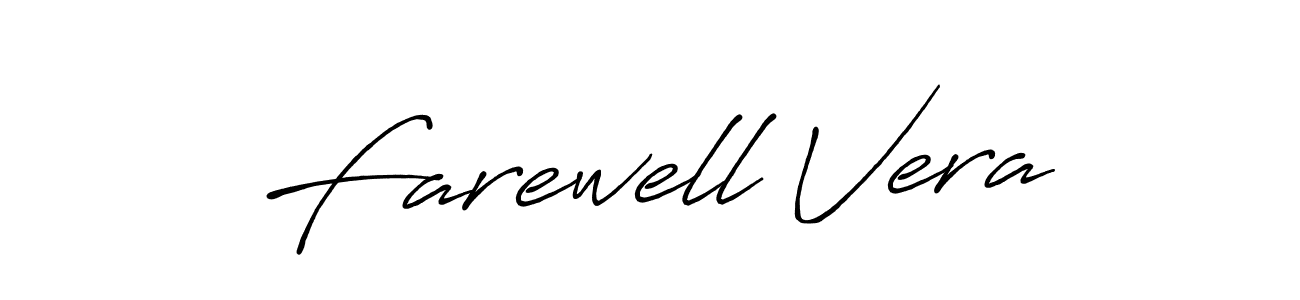 Make a beautiful signature design for name Farewell Vera. Use this online signature maker to create a handwritten signature for free. Farewell Vera signature style 7 images and pictures png