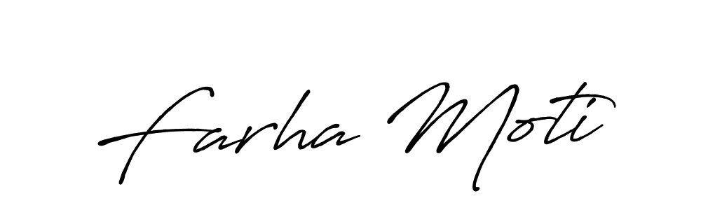 How to Draw Farha Moti signature style? Antro_Vectra_Bolder is a latest design signature styles for name Farha Moti. Farha Moti signature style 7 images and pictures png