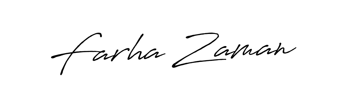 Make a short Farha Zaman signature style. Manage your documents anywhere anytime using Antro_Vectra_Bolder. Create and add eSignatures, submit forms, share and send files easily. Farha Zaman signature style 7 images and pictures png