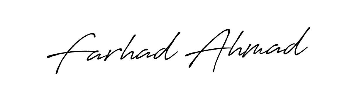 How to make Farhad Ahmad signature? Antro_Vectra_Bolder is a professional autograph style. Create handwritten signature for Farhad Ahmad name. Farhad Ahmad signature style 7 images and pictures png