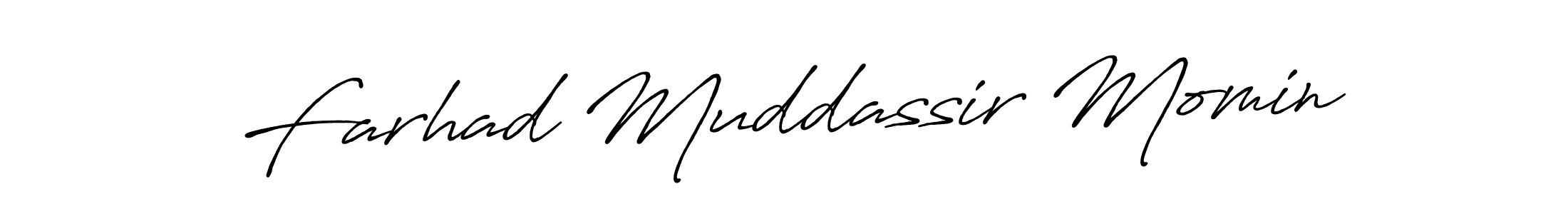 Make a beautiful signature design for name Farhad Muddassir Momin. Use this online signature maker to create a handwritten signature for free. Farhad Muddassir Momin signature style 7 images and pictures png