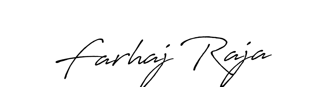 You should practise on your own different ways (Antro_Vectra_Bolder) to write your name (Farhaj Raja) in signature. don't let someone else do it for you. Farhaj Raja signature style 7 images and pictures png