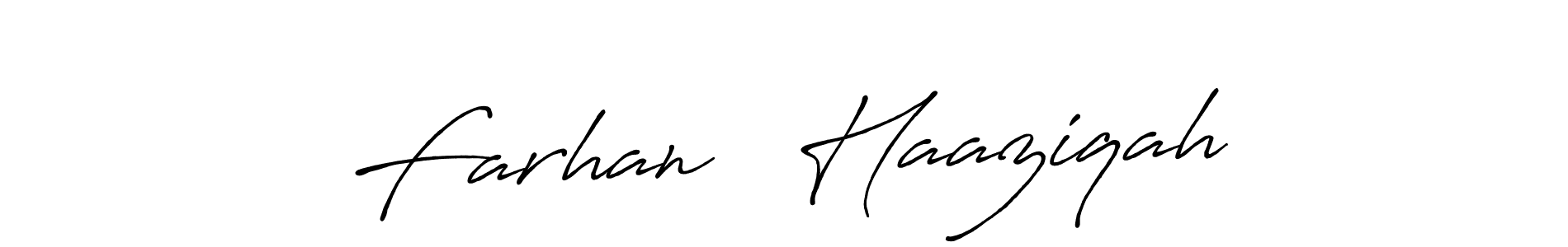 Also we have Farhan ❤ Haaziqah name is the best signature style. Create professional handwritten signature collection using Antro_Vectra_Bolder autograph style. Farhan ❤ Haaziqah signature style 7 images and pictures png