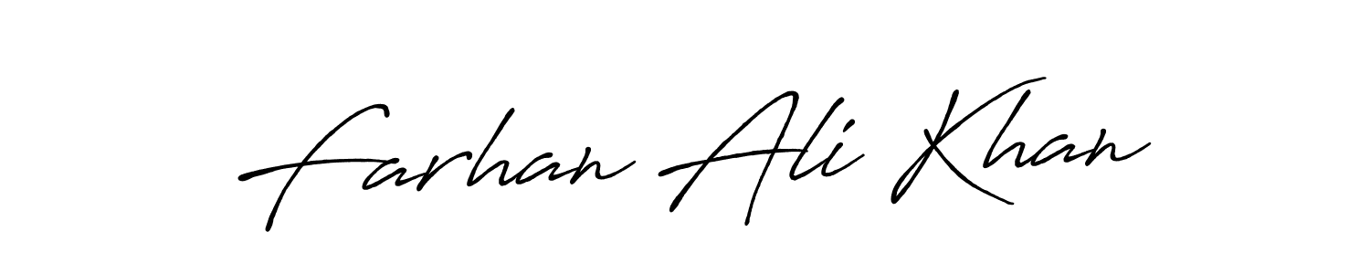 Antro_Vectra_Bolder is a professional signature style that is perfect for those who want to add a touch of class to their signature. It is also a great choice for those who want to make their signature more unique. Get Farhan Ali Khan name to fancy signature for free. Farhan Ali Khan signature style 7 images and pictures png