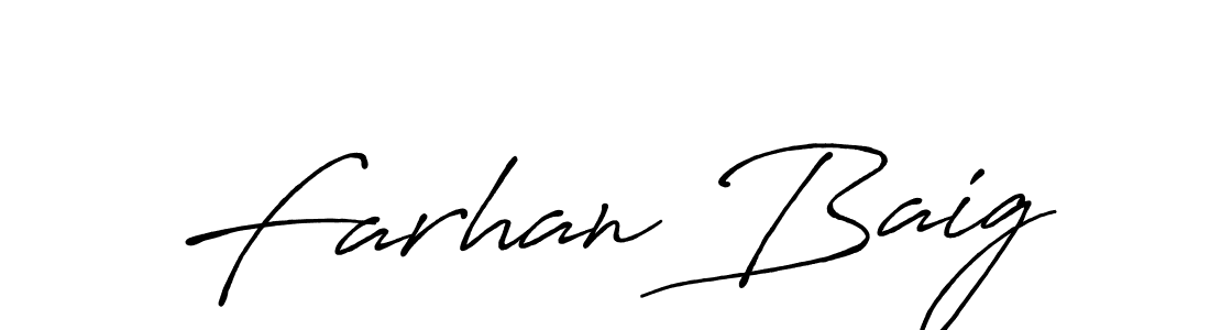 You should practise on your own different ways (Antro_Vectra_Bolder) to write your name (Farhan Baig) in signature. don't let someone else do it for you. Farhan Baig signature style 7 images and pictures png
