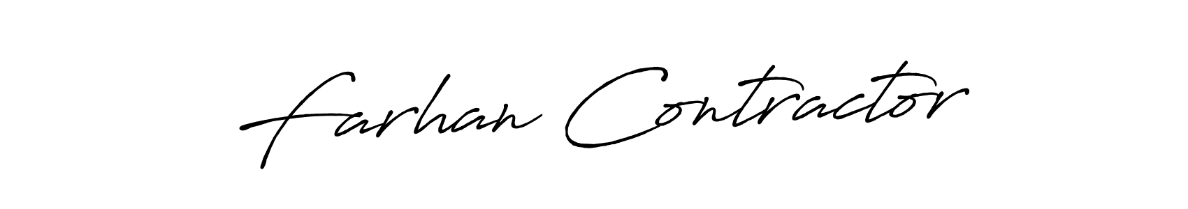 Antro_Vectra_Bolder is a professional signature style that is perfect for those who want to add a touch of class to their signature. It is also a great choice for those who want to make their signature more unique. Get Farhan Contractor name to fancy signature for free. Farhan Contractor signature style 7 images and pictures png