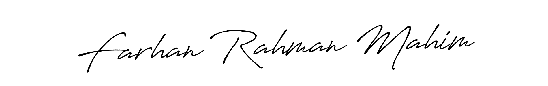 The best way (Antro_Vectra_Bolder) to make a short signature is to pick only two or three words in your name. The name Farhan Rahman Mahim include a total of six letters. For converting this name. Farhan Rahman Mahim signature style 7 images and pictures png