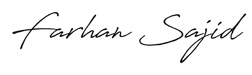 Create a beautiful signature design for name Farhan Sajid. With this signature (Antro_Vectra_Bolder) fonts, you can make a handwritten signature for free. Farhan Sajid signature style 7 images and pictures png